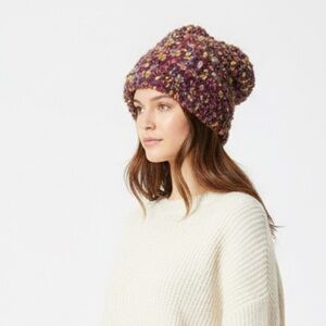 Cajon Fuzzy Textured Pastel Beanie Hat - Fairycore Aesthetic Slouchy Knit Retro